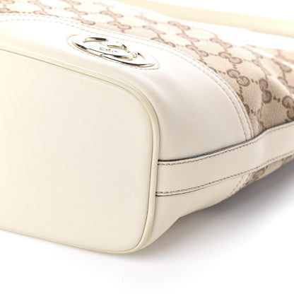 Gucci Monogram Medium New Britt Hobo Off White 6 of 8