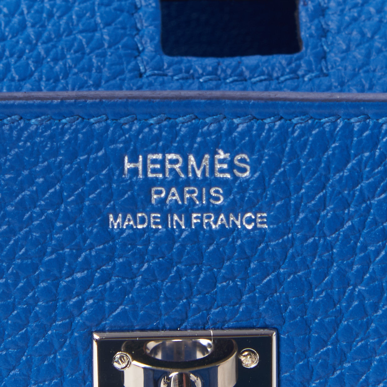 Hermes Togo Birkin 25 Bleu France 20 of 29
