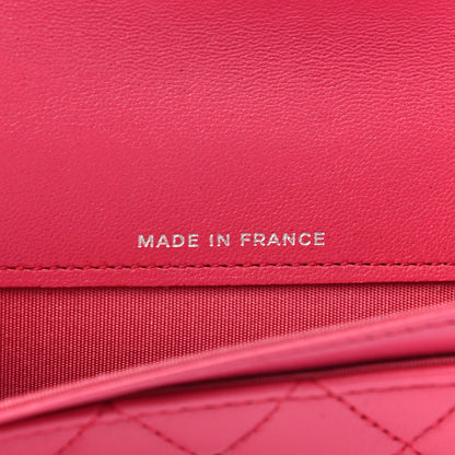 Chanel Lambskin Quilted Boy Flap Card Holder Fuchsia 6 of 8