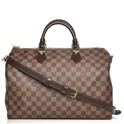 Louis Vuitton Damier Ebene Speedy Bandouliere 35 1 of 8