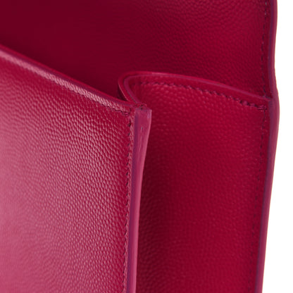Saint Laurent Grain De Poudre Classic Monogram Kate Clutch Lipstick Fuchsia 6 of 7