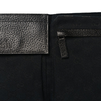 Gucci GG Monogram Double Pocket Belt Bag Black 8 of 10