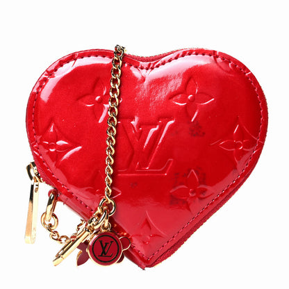 Louis Vuitton Vernis Coeur Heart Coin Purse Pomme D'Amour 1 of 5