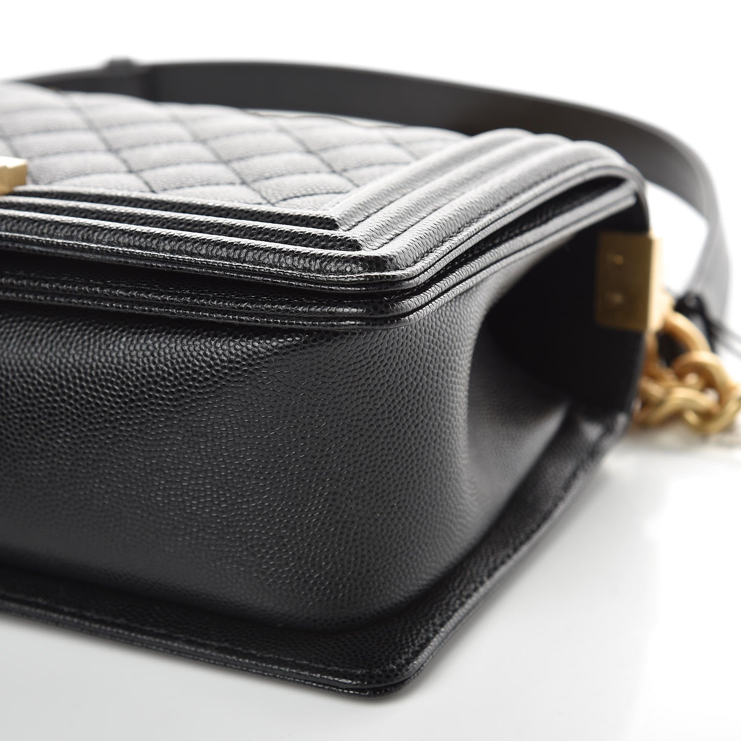 Chanel Caviar Quilted Medium Boy Flap Black 9 of 10