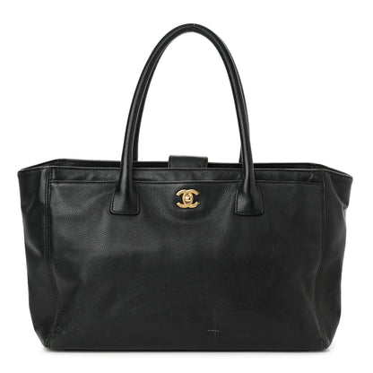 Chanel Calfskin Cerf Executive Shopper Tote Black 1 of 17
