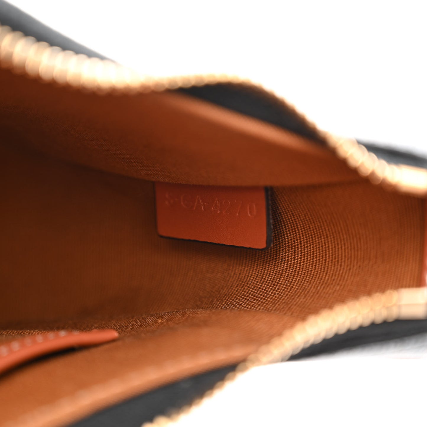 Triomphe Canvas Calfskin Ava Shoulder Bag Tan