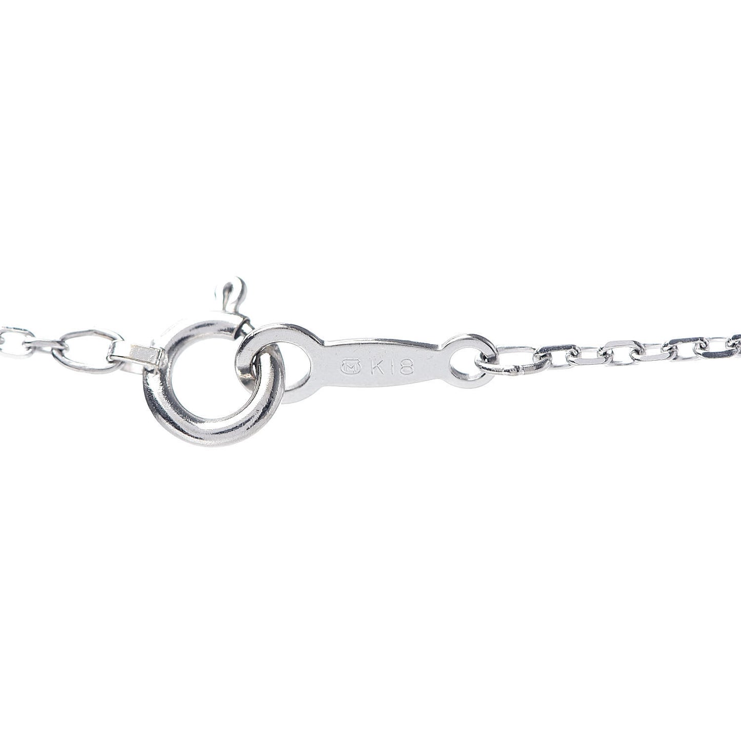 18K White Gold Diamond Akoya Pearl 4.5-5mm Pendant Necklace