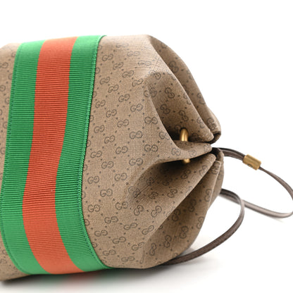 Gucci Mini Vintage GG Supreme Monogram Web Butterfly New Candy Crossbody Beige New Acero 9 of 9