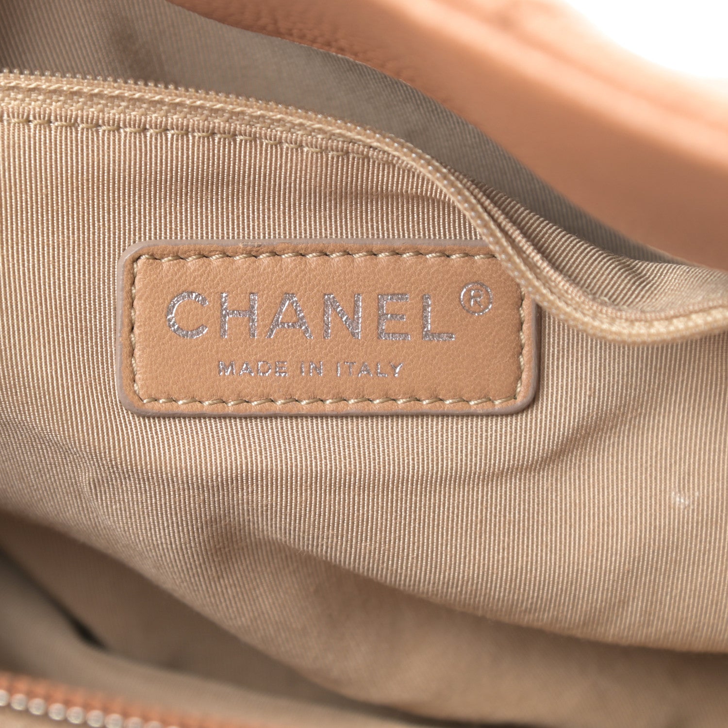 Chanel Caviar Quilted Timeless CC Shopping Tote Beige 6 of 17