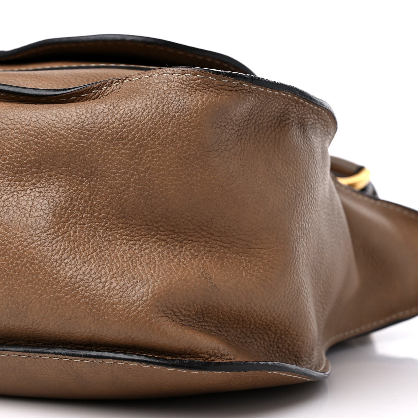 Calfskin Large Marcie Satchel Nut