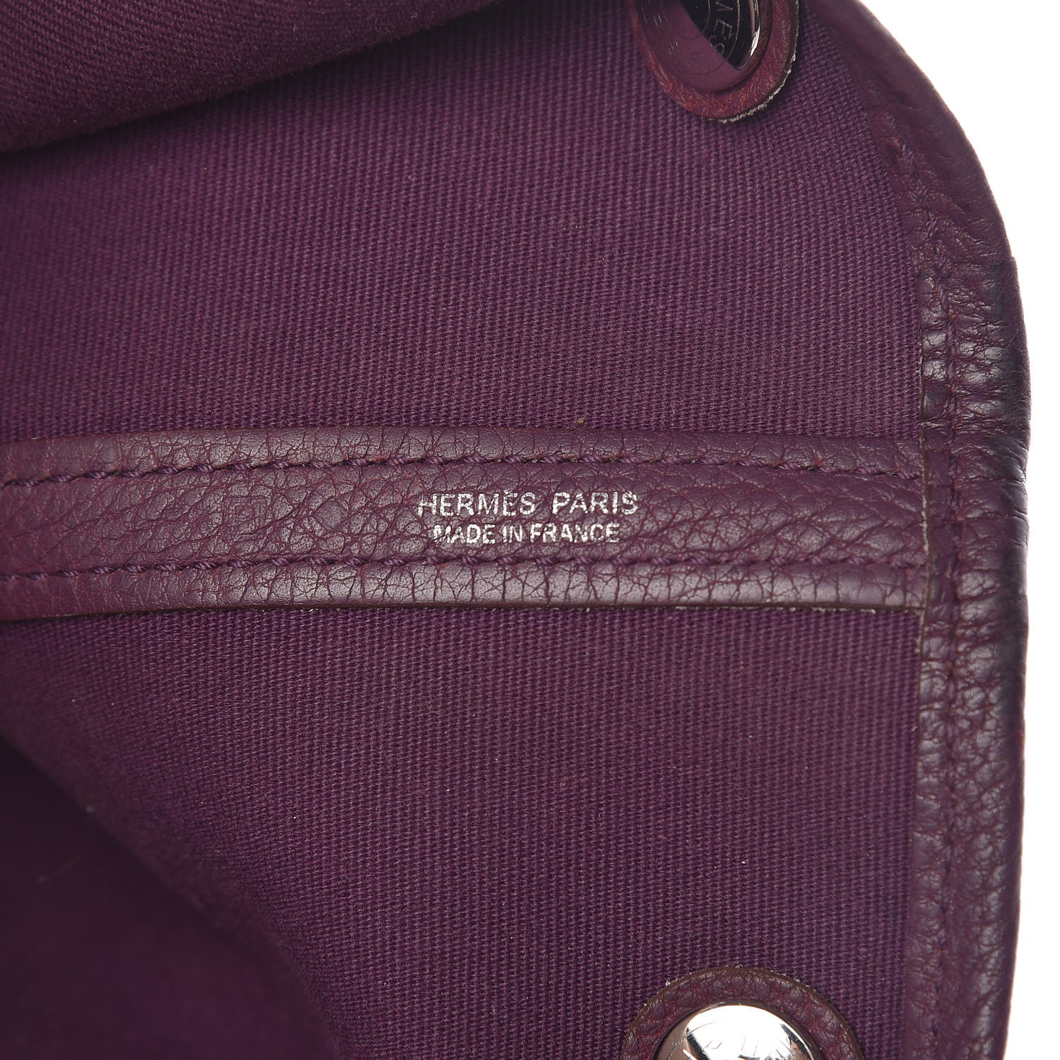 Hermes Toile Negonda Garden Party Tote 36 MM Cassis 6 of 20