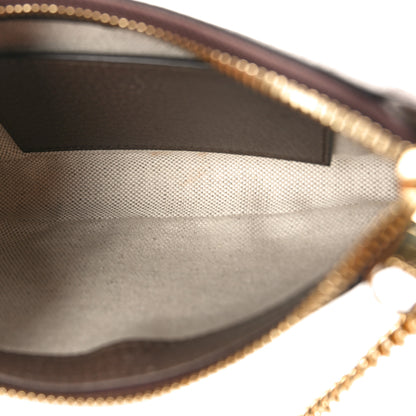 Gucci GG Supreme Monogram Textured Dollar Calfskin Mini Ophidia Chain Bag Beige Ebony 5 of 8