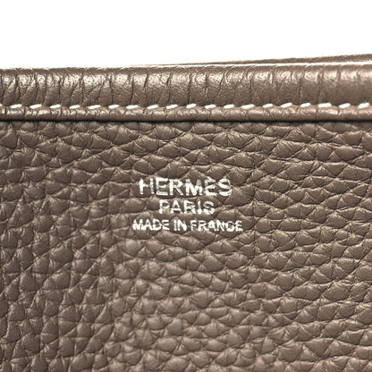 Hermes Taurillon Clemence Evelyne III GM Etoupe 6 of 9