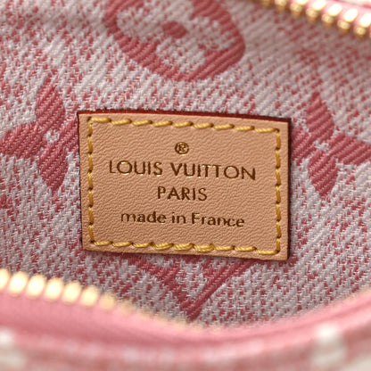 Louis Vuitton Monogram Jacquard Denim Nano Speedy Bandouliere Pink 6 of 8