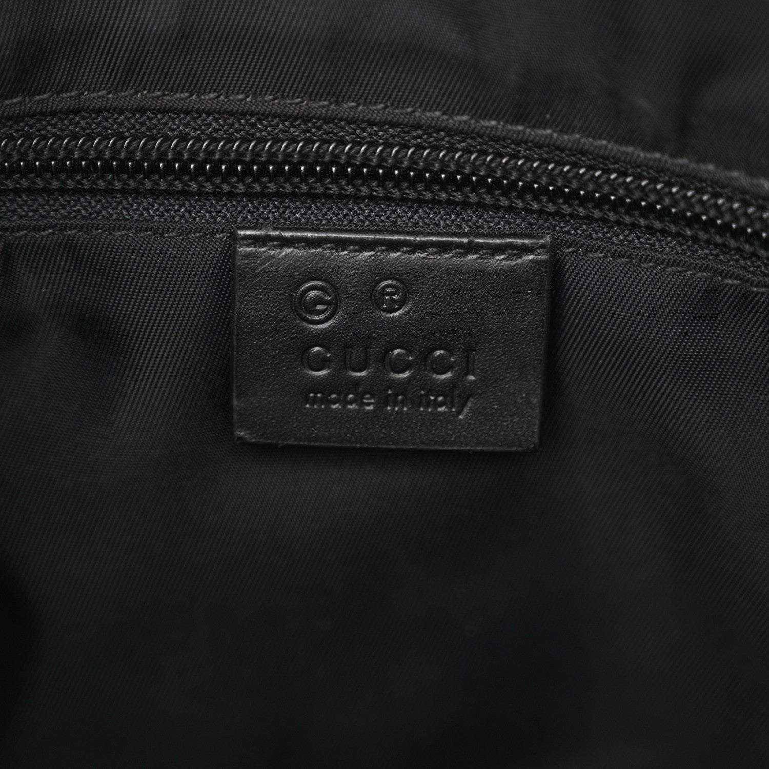 Gucci Techno Canvas Selleria Calfskin Web Small Flat Messenger Bag Black 6 of 10
