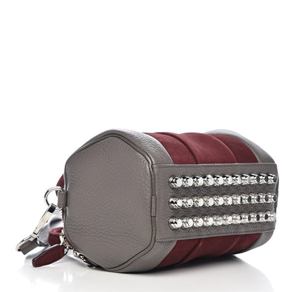Alexander Wang Nubuck Soft Pebbled Calfskin Mini Rockie Beet Stone Rhodium Hardware 4 of 12