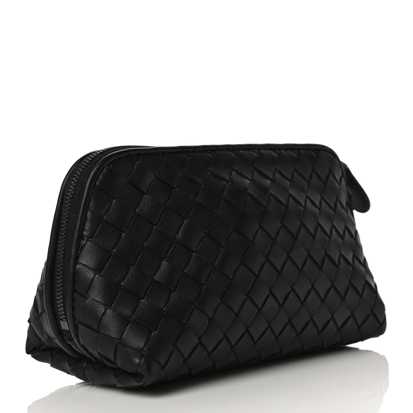 Nappa Intrecciato Cosmetic Case Black
