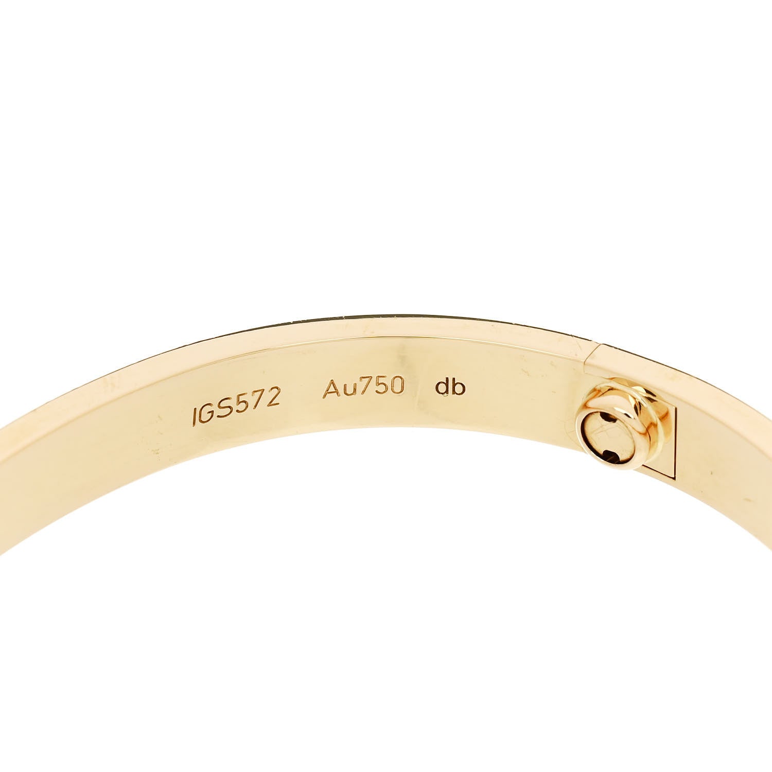 Cartier 18K Yellow Gold LOVE Bracelet 17 7 of 9