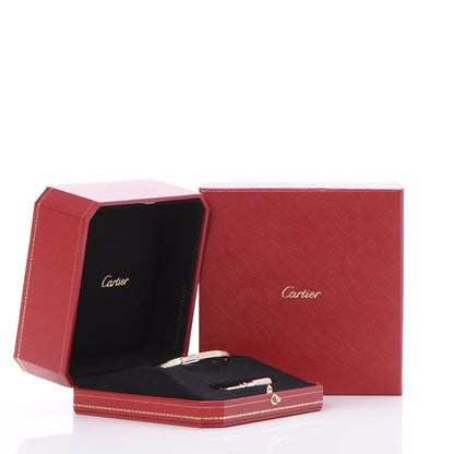 Cartier 18K Pink Gold Diamond Small LOVE Paved Bracelet 17 5 of 5