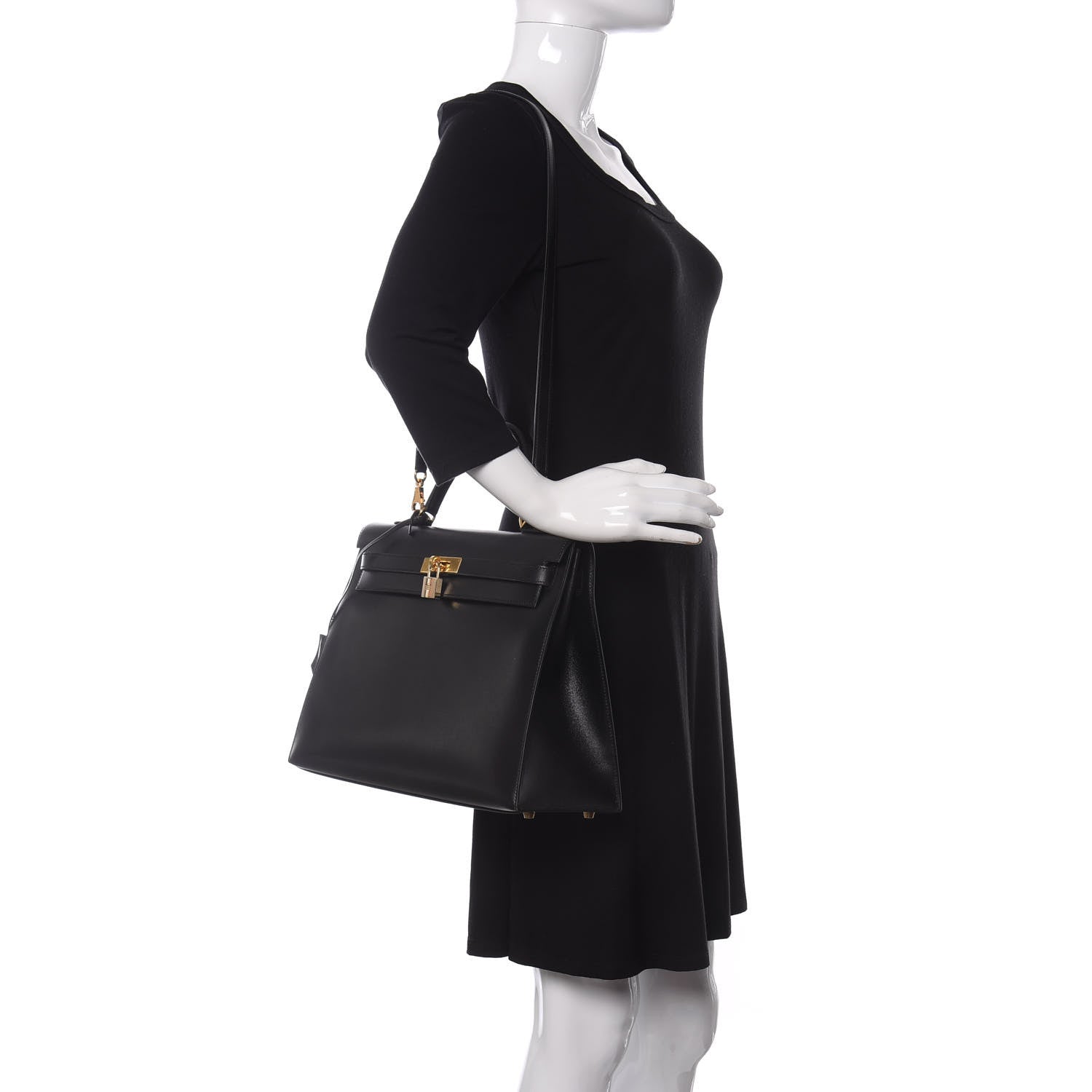 Hermes Box Kelly Sellier 35 Black 2 of 10