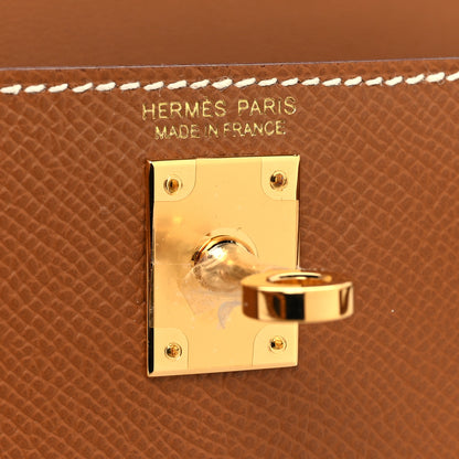 Hermes Epsom Mini Kelly Sellier 20 Gold 6 of 10