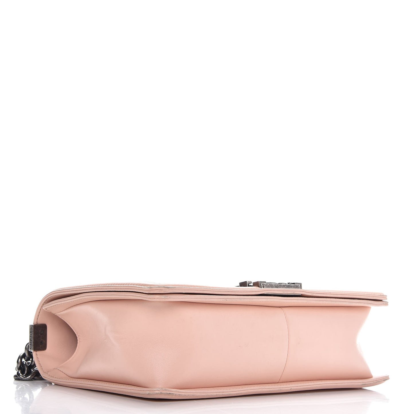 Calfskin Quilted New Medium Boy Flap Light Pink