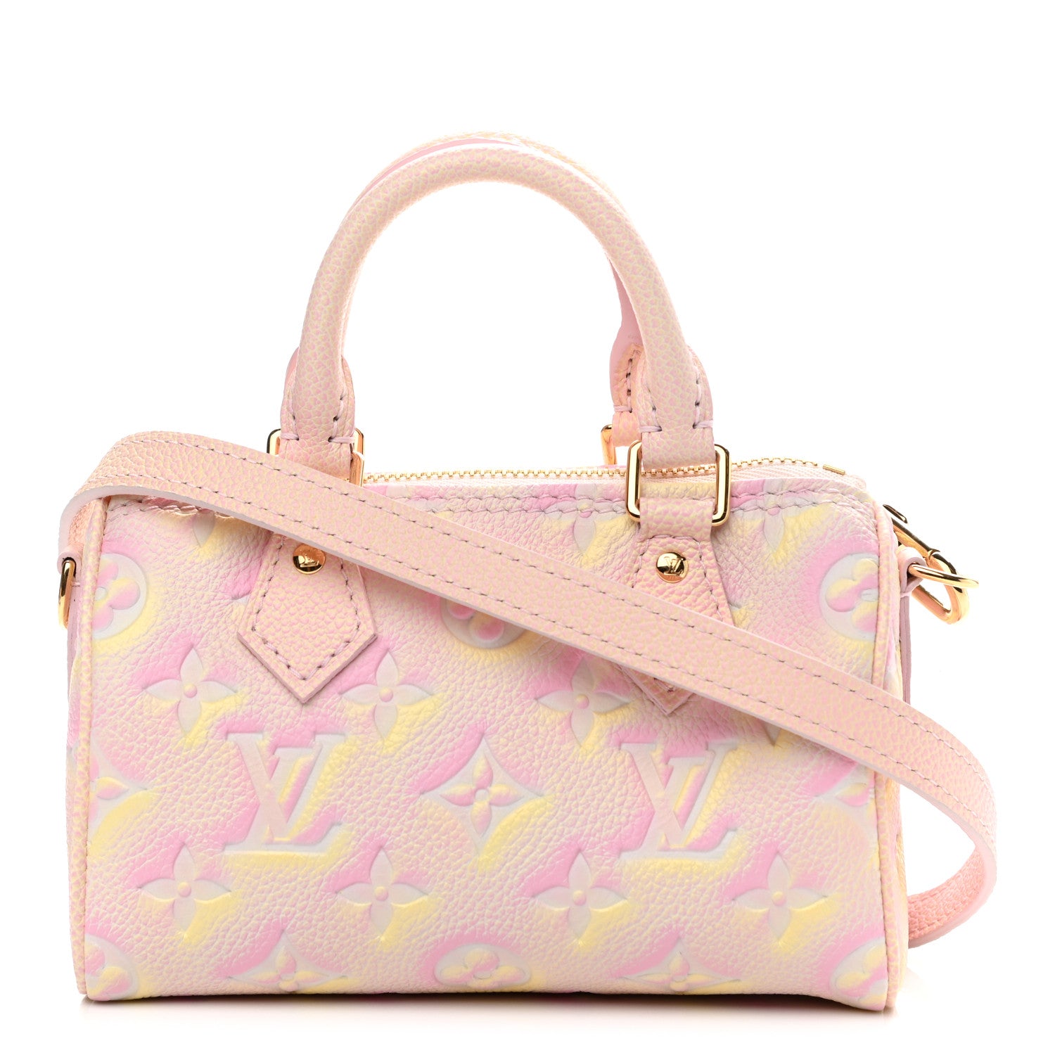 Louis Vuitton Empreinte Monogram Summer Stardust Nano Speedy Pink 1 of 9