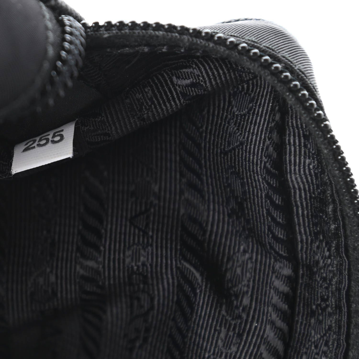 Prada Tessuto Nylon Saffiano Belt Bag Black 9 of 10