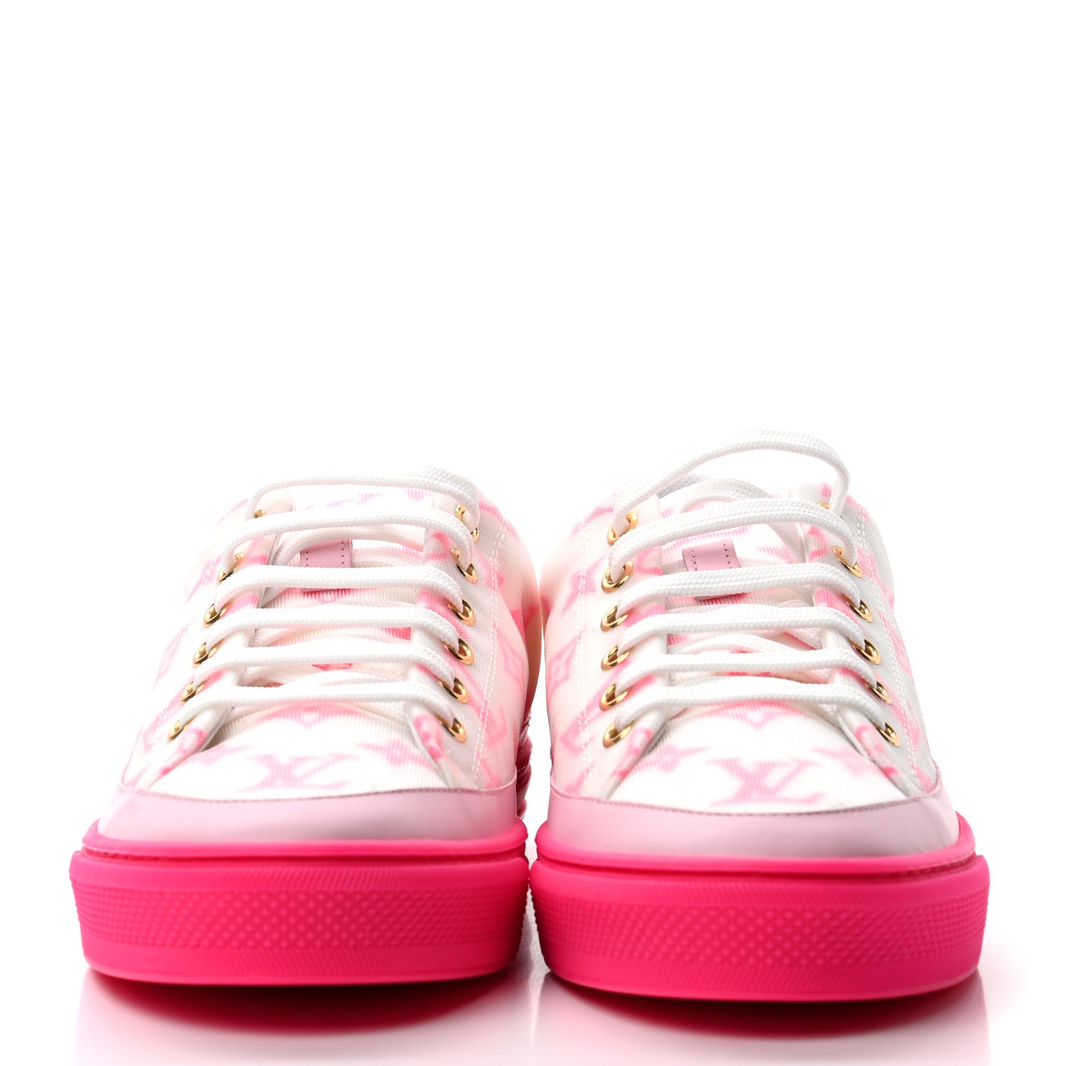 Louis Vuitton Technical Fabric Monogram Stellar Sneakers 39 Rose Pop 2 of 8