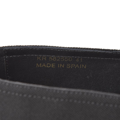 Saint Laurent Canvas Logo Embroidered Espadrilles 41 Black 8 of 10