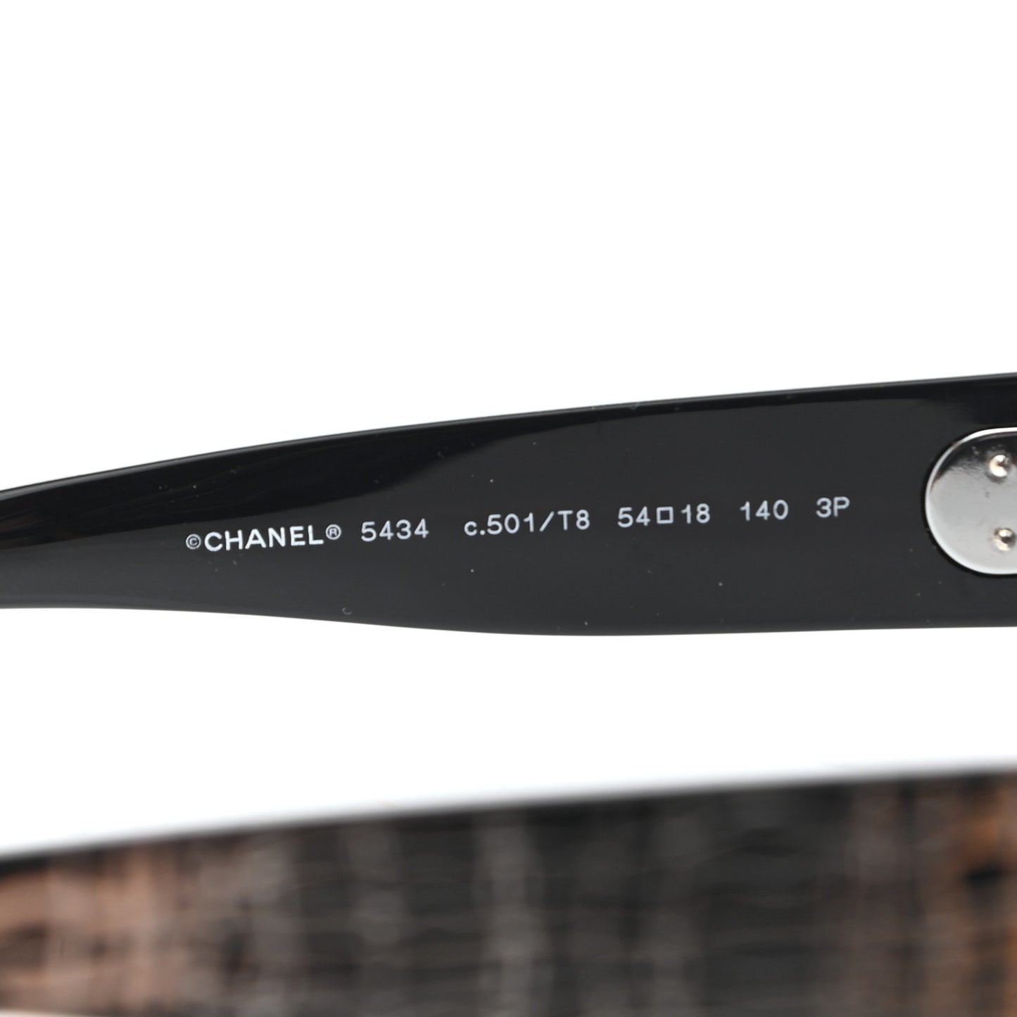 Acetate Polarized Pantos Sunglasses 5434 Black
