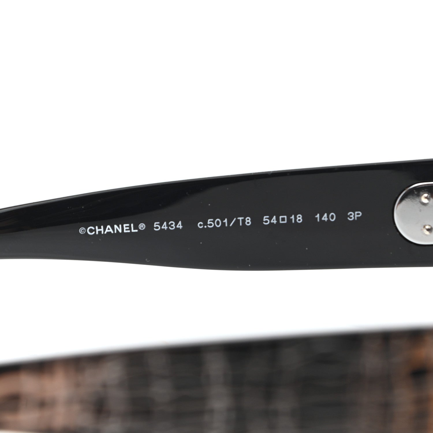Chanel Acetate Polarized Pantos Sunglasses 5434 Black 7 of 7