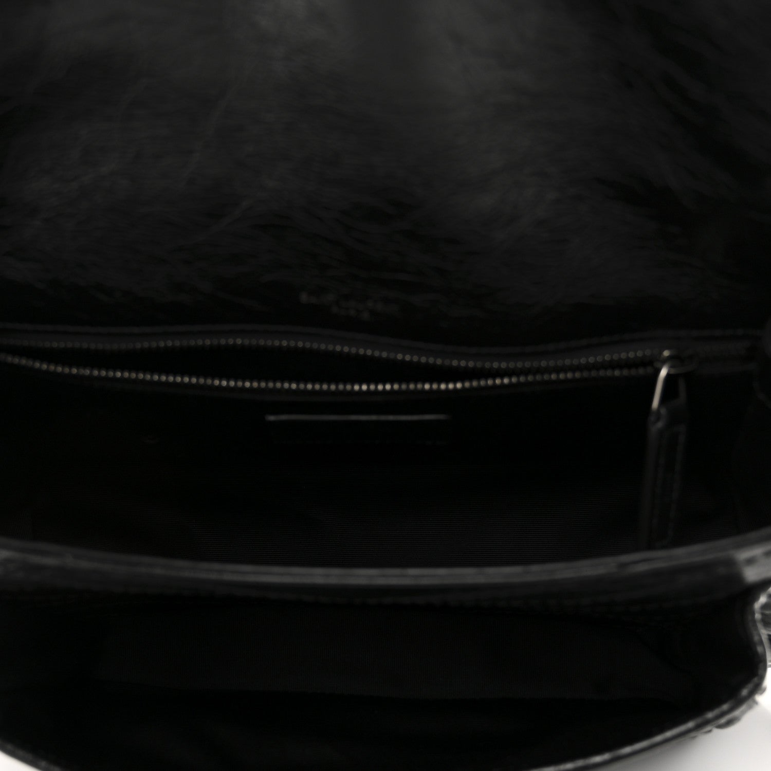 Saint Laurent Crinkled Calfskin Matelasse Monogram Medium Niki Chain Satchel Black 5 of 10