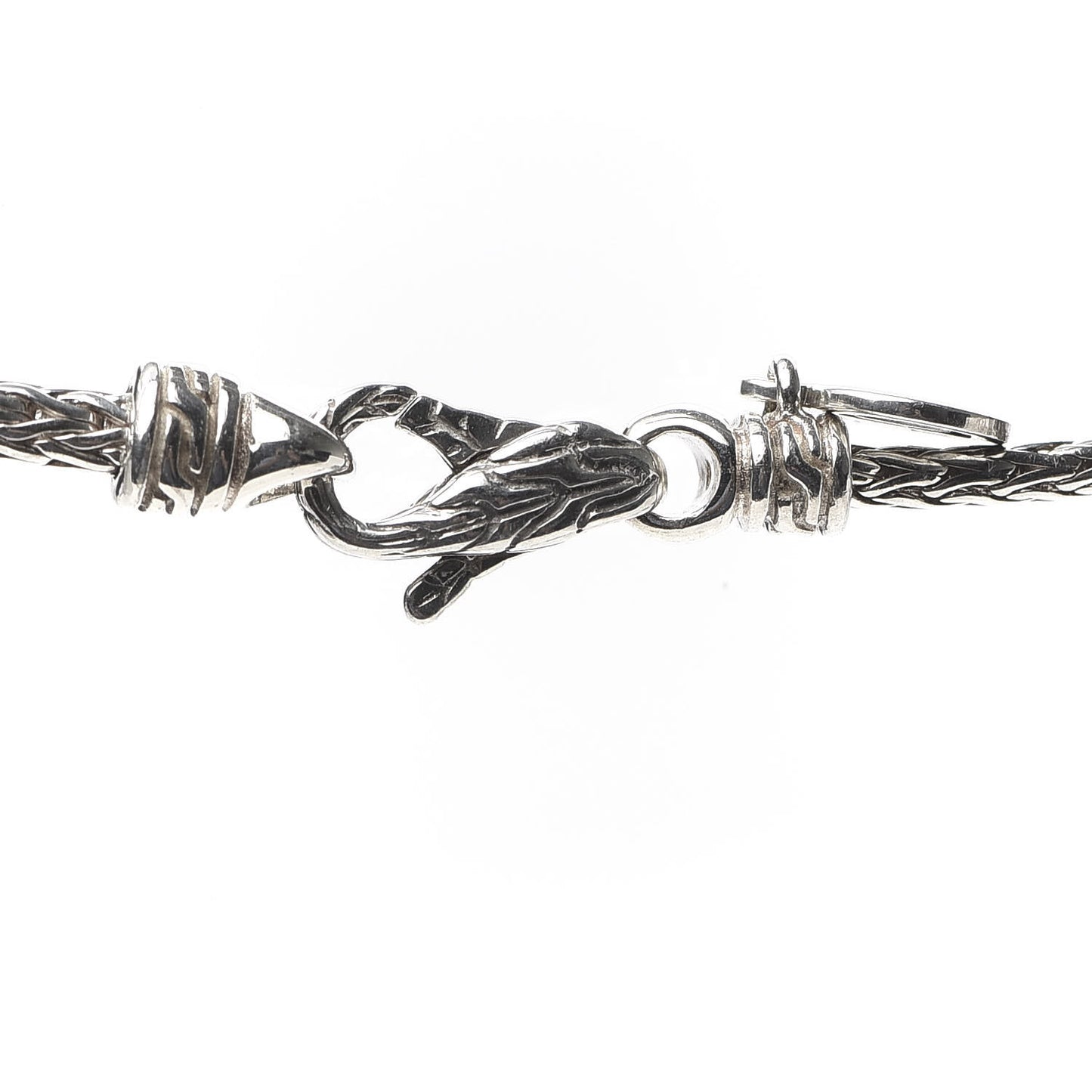 Sterling Silver Hematite Moonstone Black Onyx Classic Chain Station Necklace