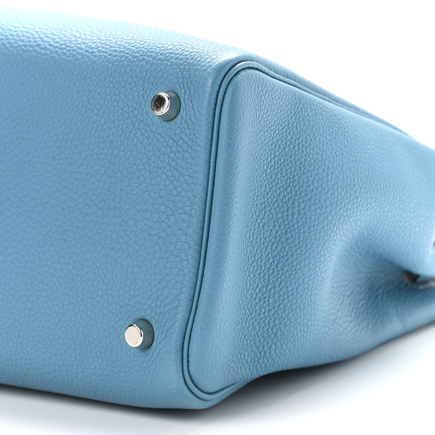 Hermes Togo Cabana Tote Blue Jean 10 of 12