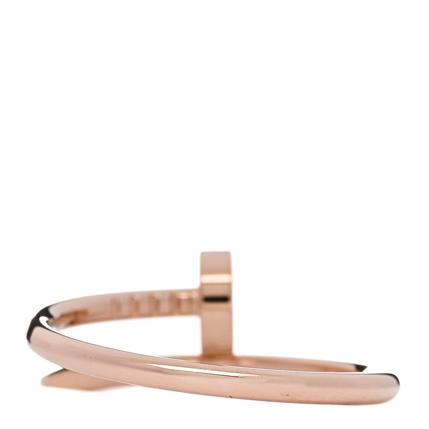Cartier 18K Pink Gold Small Juste Un Clou Ring 54 7 3 of 6