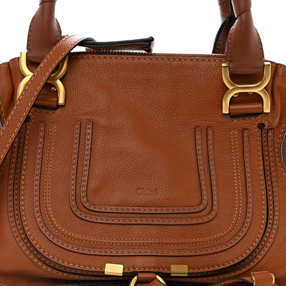 Chloe Calfskin Small Marcie Satchel Tan 8 of 12