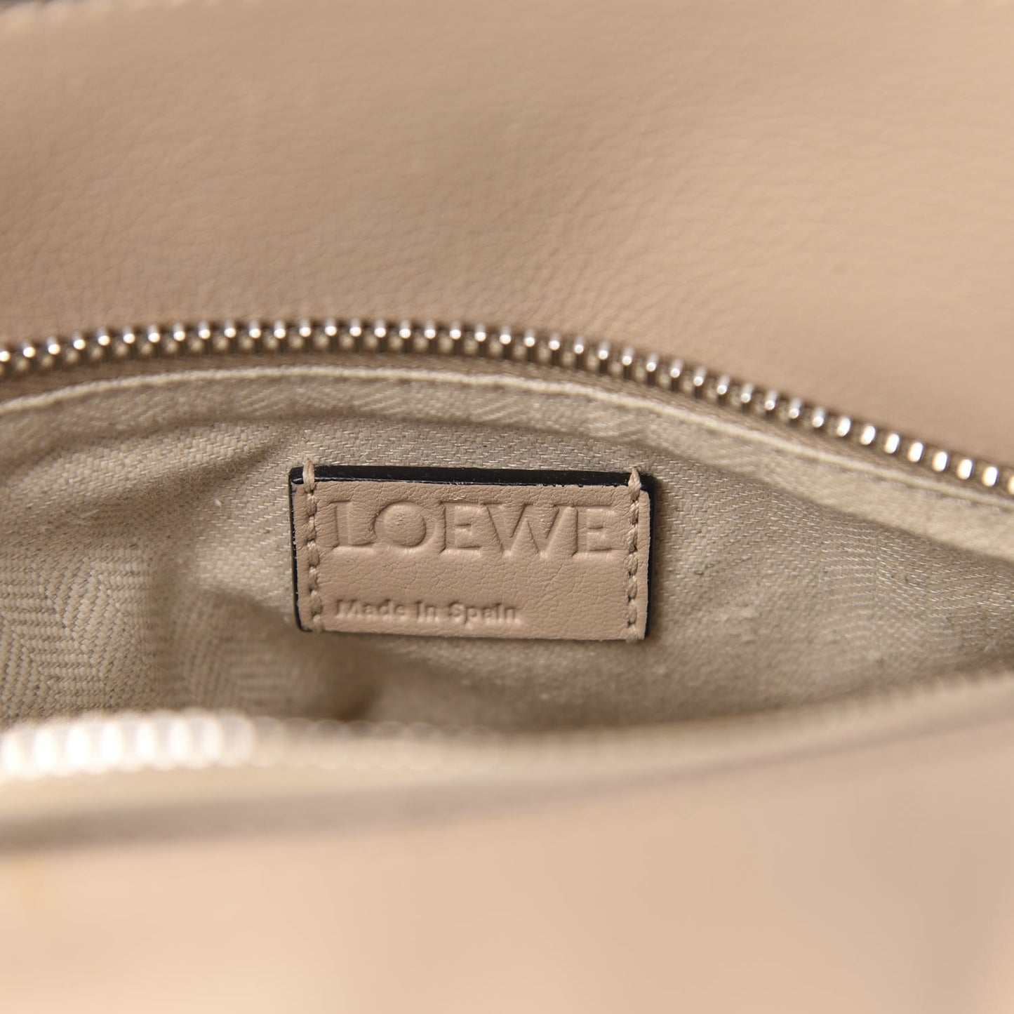 Calfskin Small Puzzle Bag Light Oat