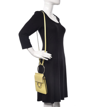 Chloe Suede Calfskin Mini Faye Bracelet Bag Lemonade 2 of 12