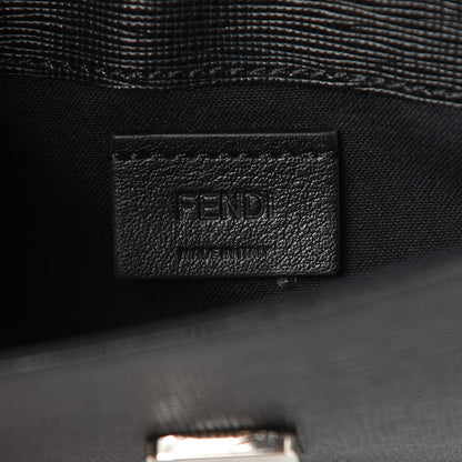 Fendi Vitello Elite Mink Fur Studded Karlito Tube Wallet on Chain Black 6 of 10