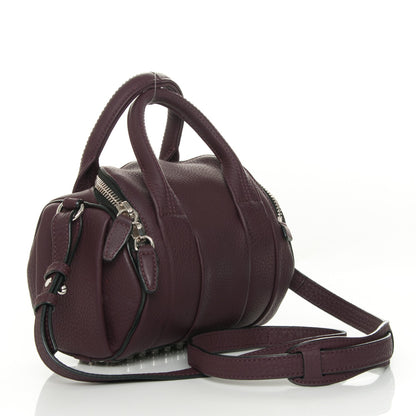 Alexander Wang Pebbled Calfskin Mini Rockie Matte Oxblood 4 of 8