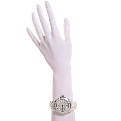 Chanel Stainless Steel Ceramic 38mm J12 Automatic Watch White 2 of 7