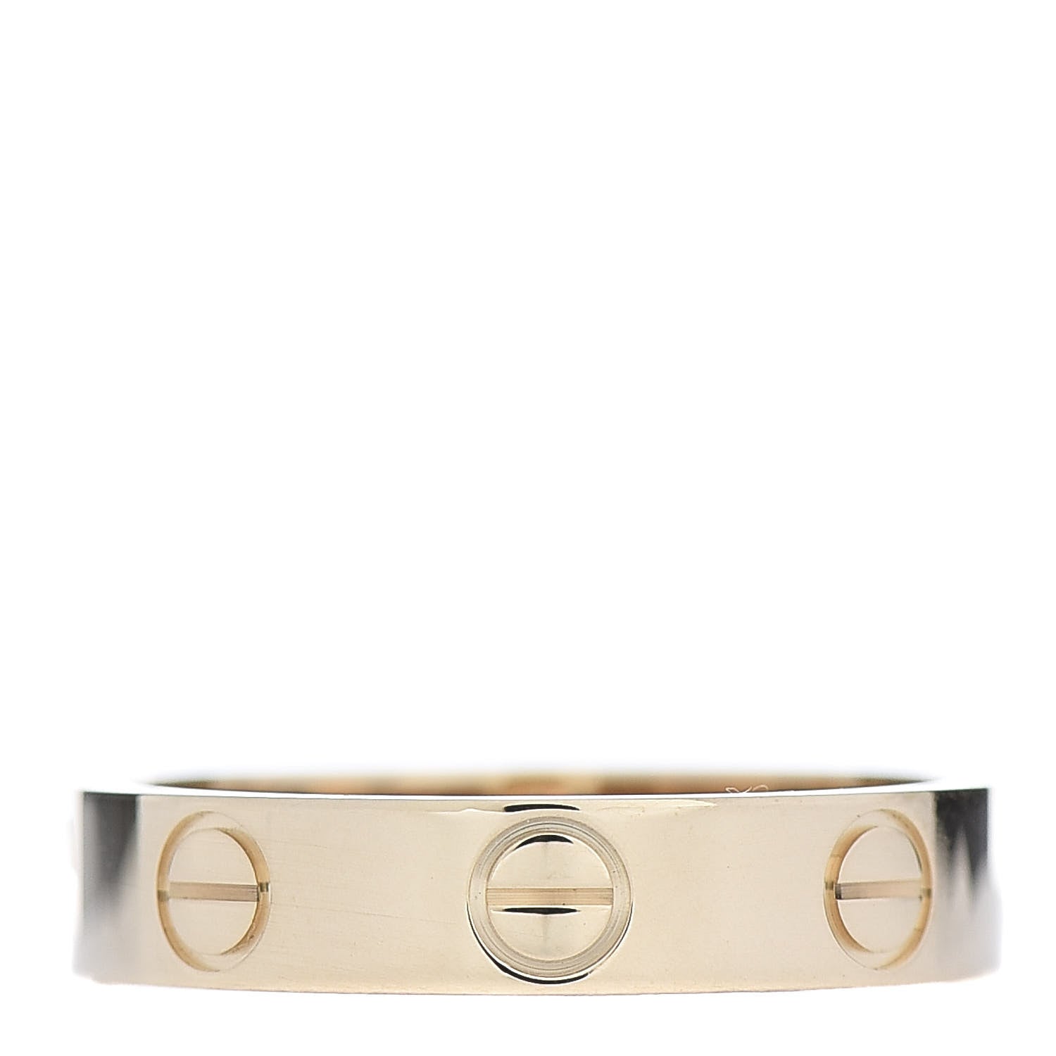 Cartier 18K Yellow Gold 3.5mm LOVE Wedding Band Ring 47 4 1 of 5