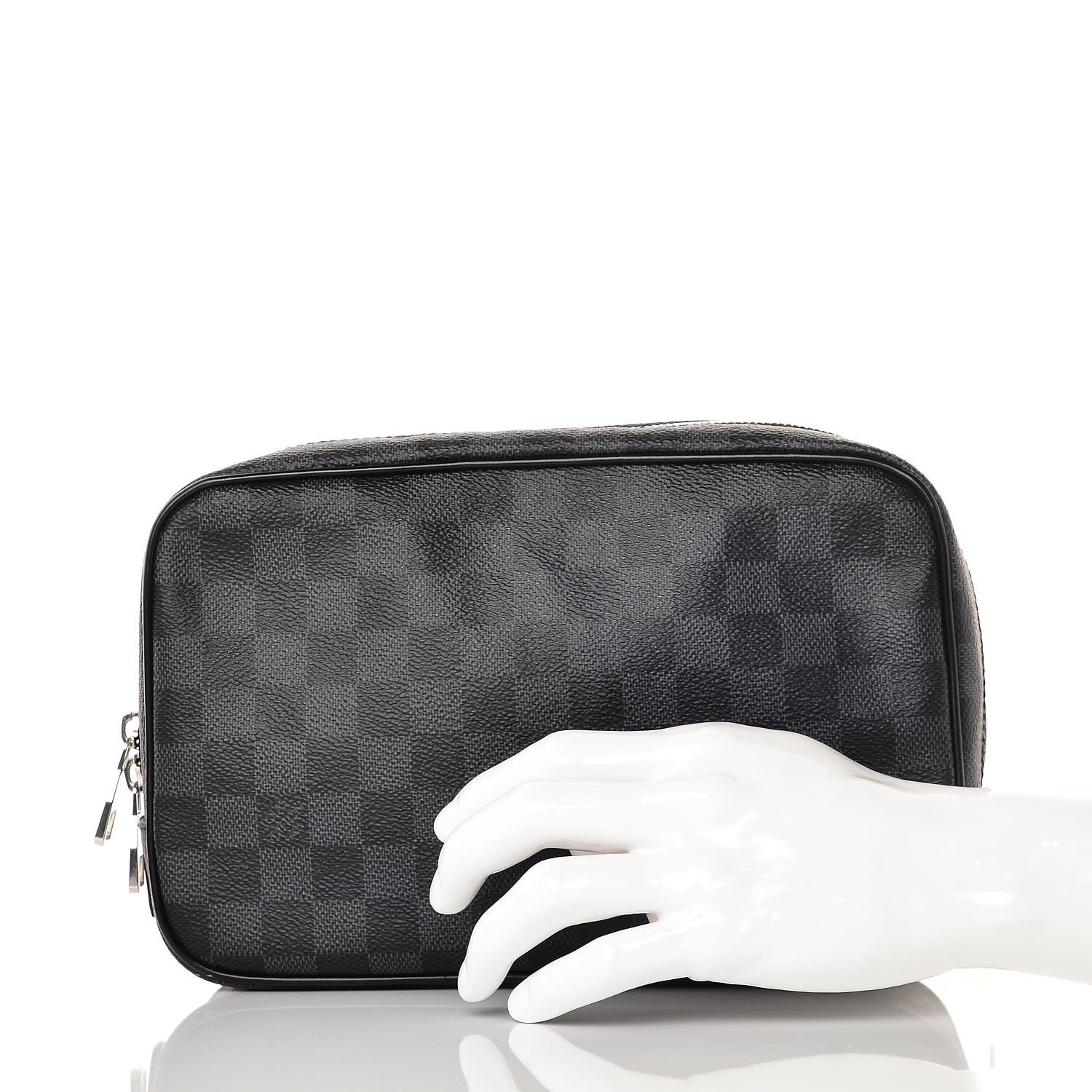 Louis Vuitton Damier Graphite Toilet Pouch GM 2 of 8