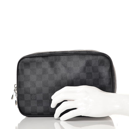 Louis Vuitton Damier Graphite Toilet Pouch GM 2 of 8