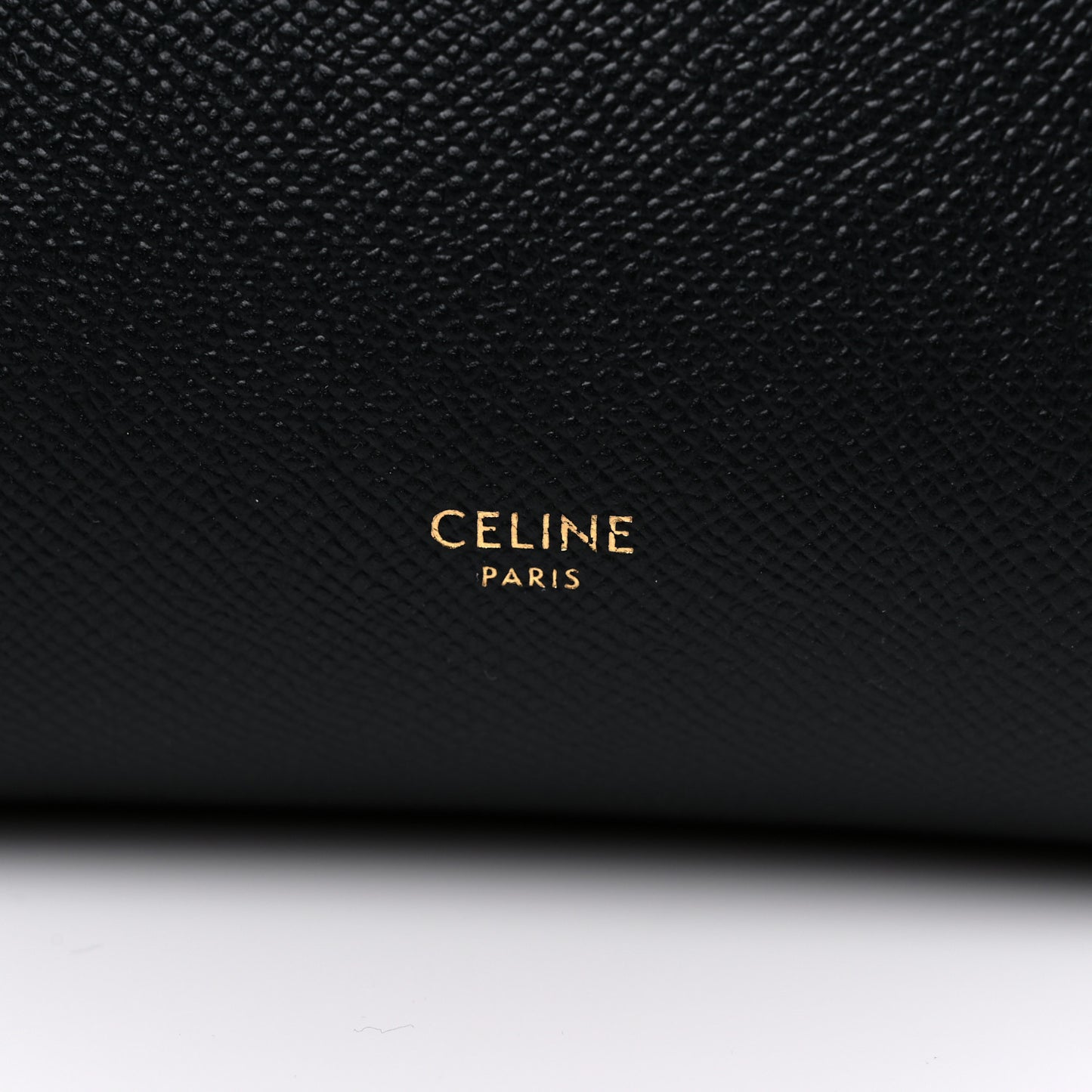 Grained Calfskin Micro Belt Bag Black