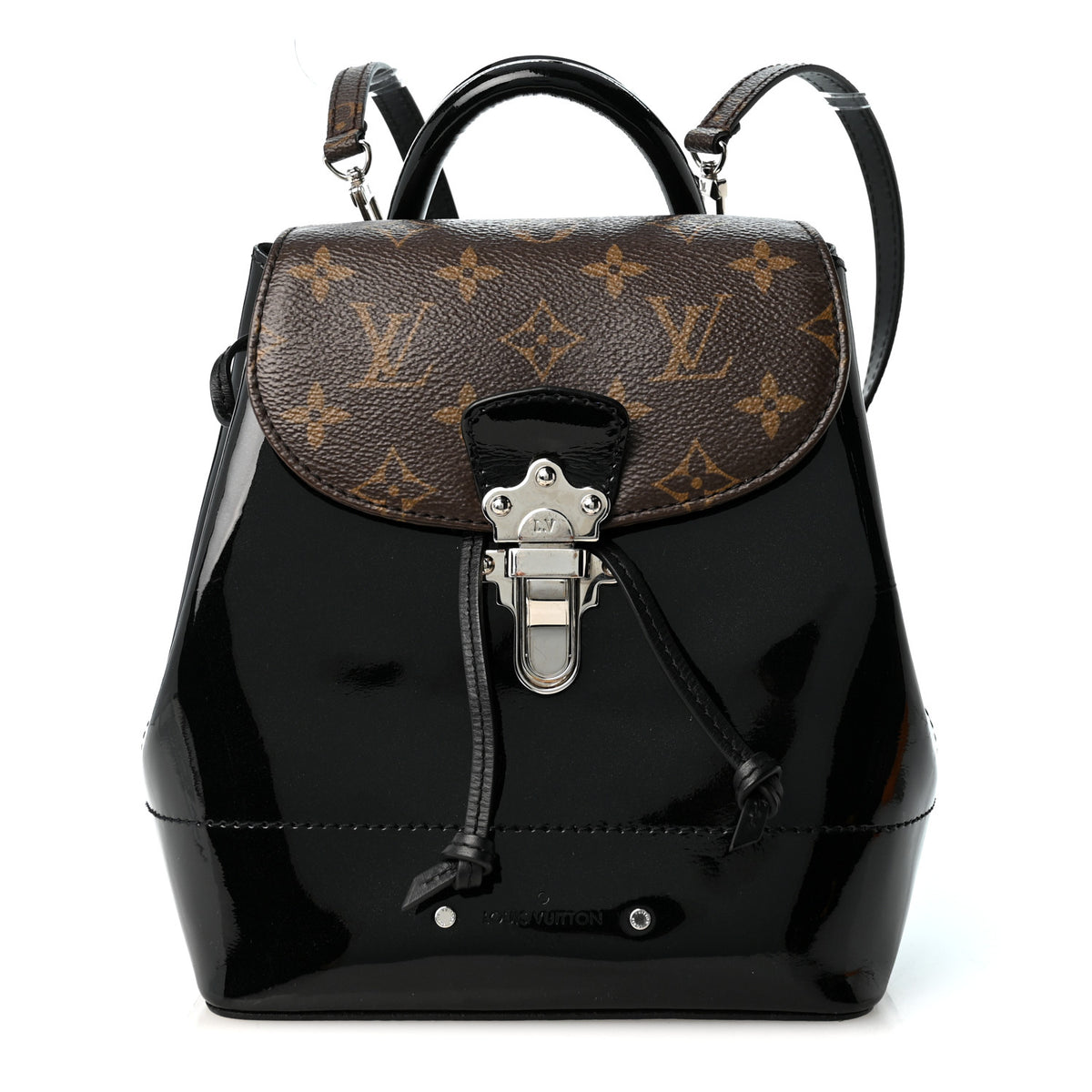 Patent Monogram Hot Springs Backpack Black