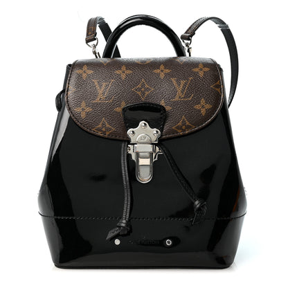 Louis Vuitton Patent Monogram Hot Springs Backpack Black 1 of 10