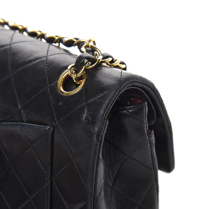 Chanel Lambskin Quilted Small Double Flap Black 22 of 23