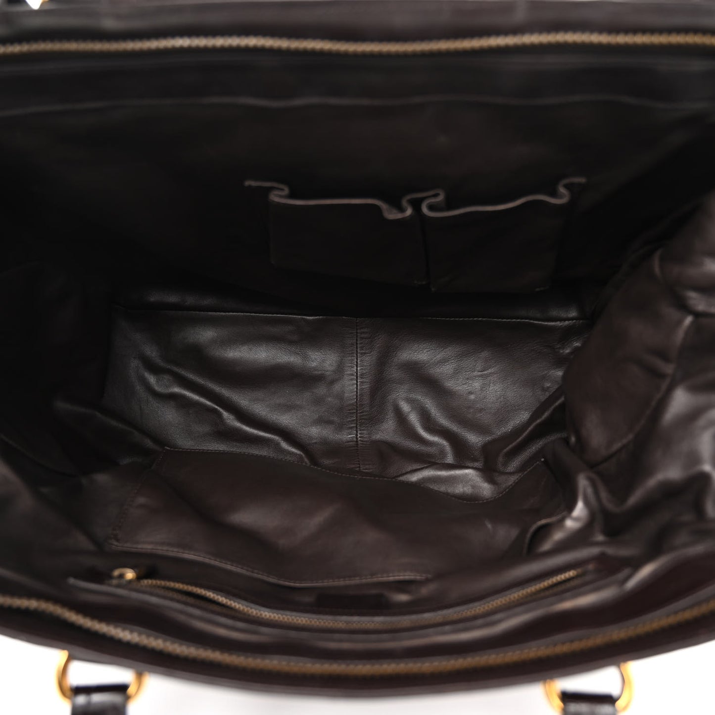 Crocodile Medium 1973 Top Handle Satchel Brown
